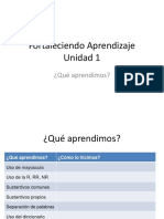 FORTALECERAPRENDIZAJES Sustantivos - Mayuscula - Uso R y RR