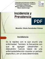 Incidencia y Prevalencia