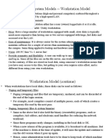 Distributed System Models - Workstation Model