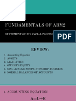 Fundamentals of Abm2: Statement of Financial Position (SFP)