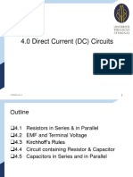 Lecture Notes 4 - DC Circuits