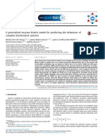 A Generalised Enzyme Kinetic Model For Predicting The Behaviour of Complex Biochemical Systems PDF