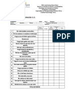 Test Psicometrico para Medir Autovaloracion