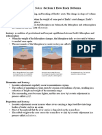 Chapter 11 Notes: Section 1 How Rock Deforms