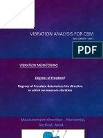 Vibration Analysis For CBM: Basic Concepts - Unit 2