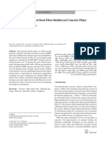 Optimum Mix Design of Steel-Fibre-Reinforced Concrete Plates