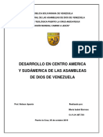 Informe Desarrollo en Centro América y Sur América