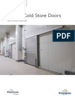 Sliding Cold Store Doors: Technical Manual