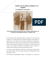 Nos En"nos Encontramos Sin Un Centavo, Apelamos A Su Bondad" Por Rigoberto Losoya Reyes