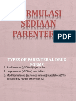 Formulasi Sediaan Parenteral