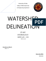 Watersehd Delineation - Solijon &