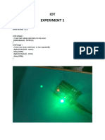 IOT Experiment 1: Const Int Led1 13