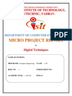 Report For Light Detector Using Nand Gate