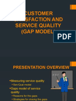 Customer Satisfaction and Service Quality Gap Model