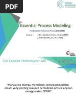 Essential Process Modeling 