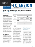 Extension: Introduction To The Internet Protocol