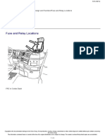 Fuse and Relay Locations