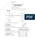 Prueba Geometria Quinto