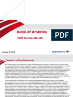 Bank of America: 4Q09 Earnings Results