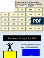 Geometry & Measurement Review Game Show