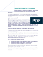 Toma de Decisiones de Consumidor