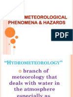 Hydrometeorological Phenomena & Hazards