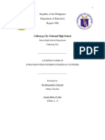 Republic of The Philippines Department of Education Region VIII