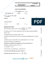 Devoir de Synthèse N°2 - Math - Bac Sciences Exp (2013-2014) MR Khalifa Braik PDF