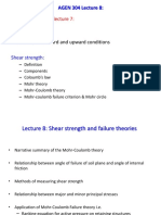 AGEN 304 Lecture 8 - Shear Stress and Failure Theories