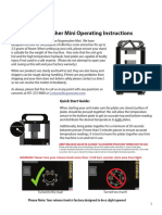 Nugsmasher Mini Operating Instructions: Quick Start Guide