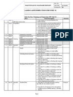 Dry Cleaning and Inspection Esp Unit #2: Maintenance Standard Report