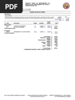 Análisis de Precio Unitario LETRAS