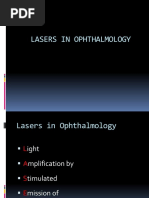 Lasers in Ophthalmology