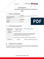 AAI - TIDS02 - E-Actividad 2 Arreglos Unidimensionales Bidimensionales y Funciones en JAVA