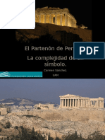 El Partenón de Pericles. La Complejidad de Un Símbolo.: Carmen Sánchez. UAM