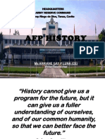 Afp History: Headquarters Army Reserve Command Camp Riego de Dios, Tanza, Cavite