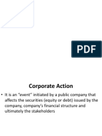 PPT For Corporate Actions