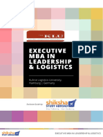 Executive Executive Mba in Mba in Leadership Leadership & Logistics & Logistics