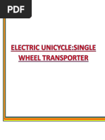 Electric Unicycle (EUC)