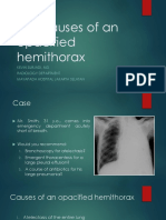 The Causes of An Opacified Hemithorax - Kevin