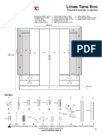 Tana Eco Placard 6 Puertas 4caj PDF