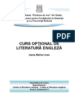 CO de Literatura Engleza - Mohor-Ivan Ioana PDF