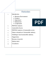 Business Environment PESTLE ANALYSIS