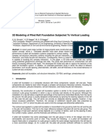 3D Modeling of Piled Raft Foundation Sub PDF