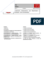 NT 1-01 - Procedimentos Administrativos para Regularização e Fiscalização - Parte 2 (Fiscalização)