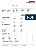 Technical Data Sheet L76TN 220-240V 50Hz 1 R22: Compressor Model Voltage Refrigerant