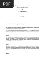 Control 5 Formulación y Evaluación de Proyectos