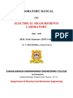 Electrical Measurments