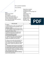 Demonstrate Beginning Skills in Parenteral Medication