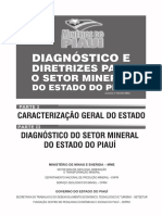 Diagnostico e Diretrizes para o Setor Mineral No Piaui